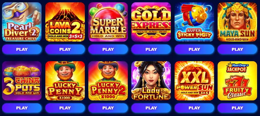 Casino Games at TrueBlueBets